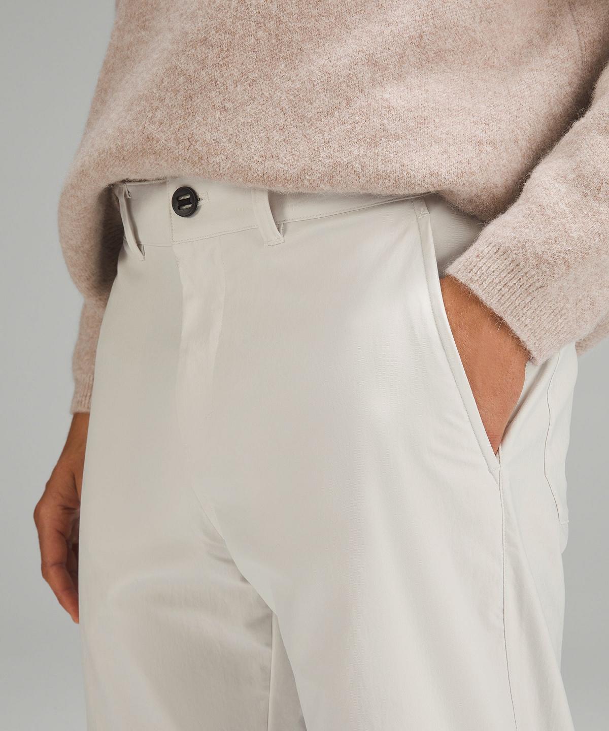 Lululemon Relaxed-Tapered Smooth Twill Bukse Herre Beige Hvite | NO_LuLu32541