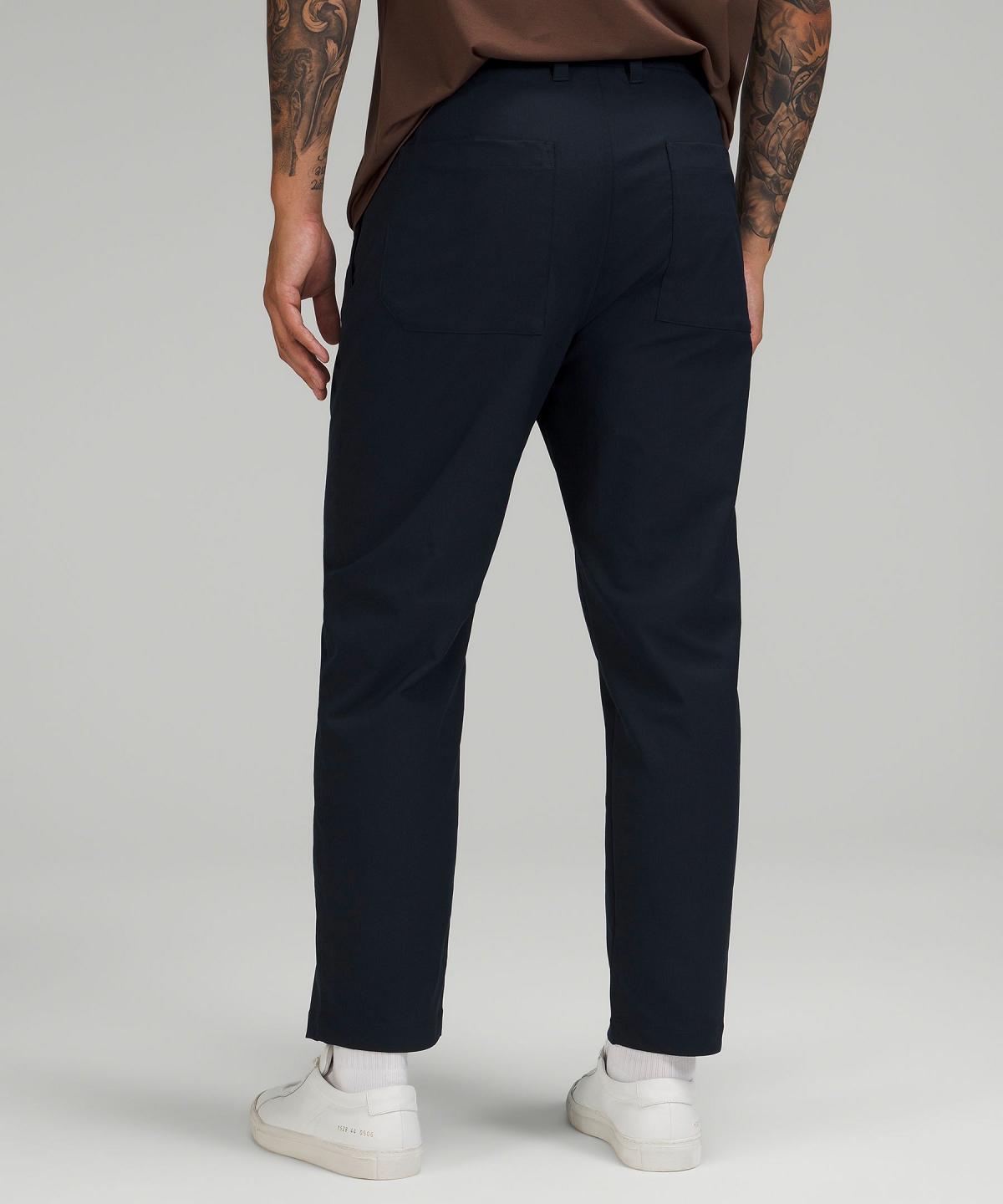 Lululemon Relaxed-Tapered Smooth Twill Bukse Herre Marineblå | NO_LuLu85385