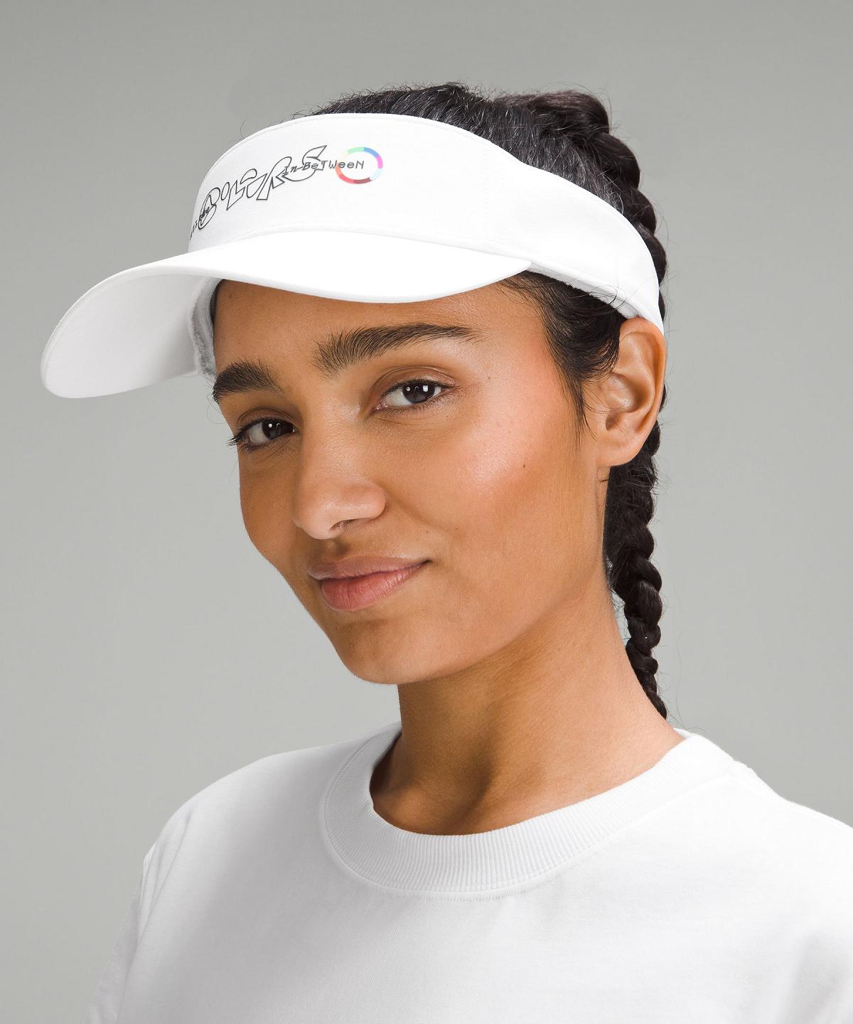 Lululemon Removable Sweatband All-Sport Visor Hatt Dame Hvite | NO_LuLu89083