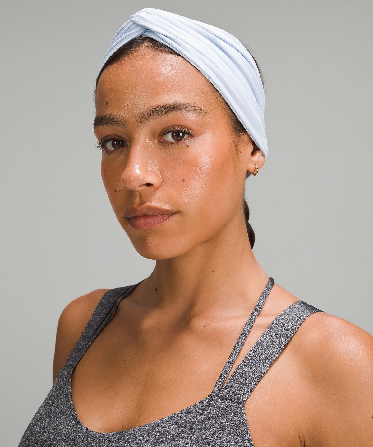 Lululemon Ribbed Nulu Twist-Front Headband Hårtilbehør Dame Hvite | NO_LuLu14032