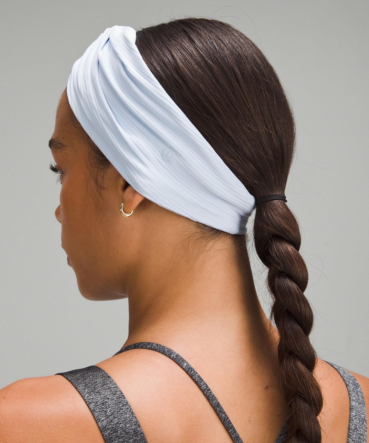 Lululemon Ribbed Nulu Twist-Front Headband Hårtilbehør Dame Hvite | NO_LuLu14032