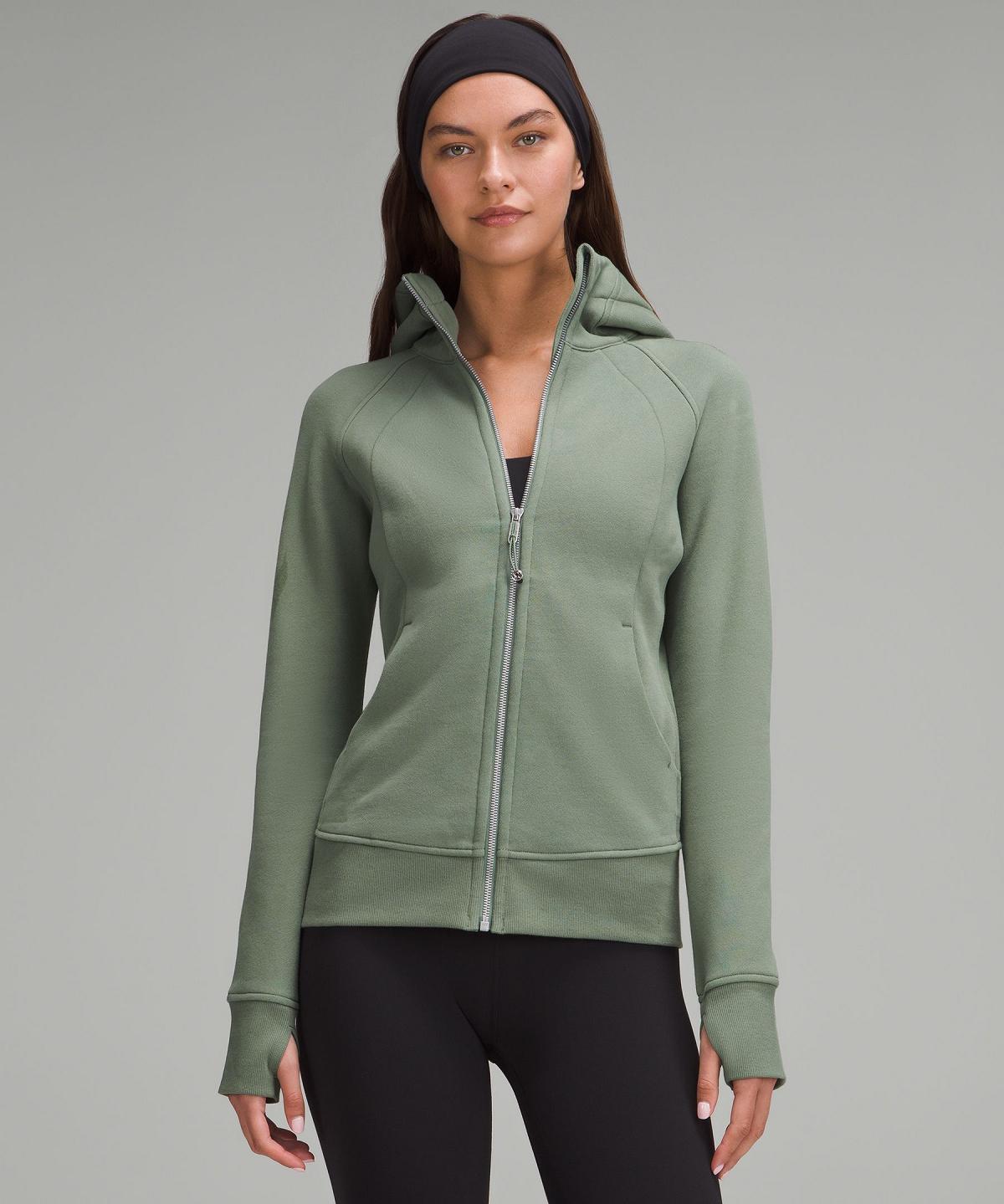 Lululemon Scuba Full-Zip Gensere Og Gensere Dame Grønn | NO_LuLu35643