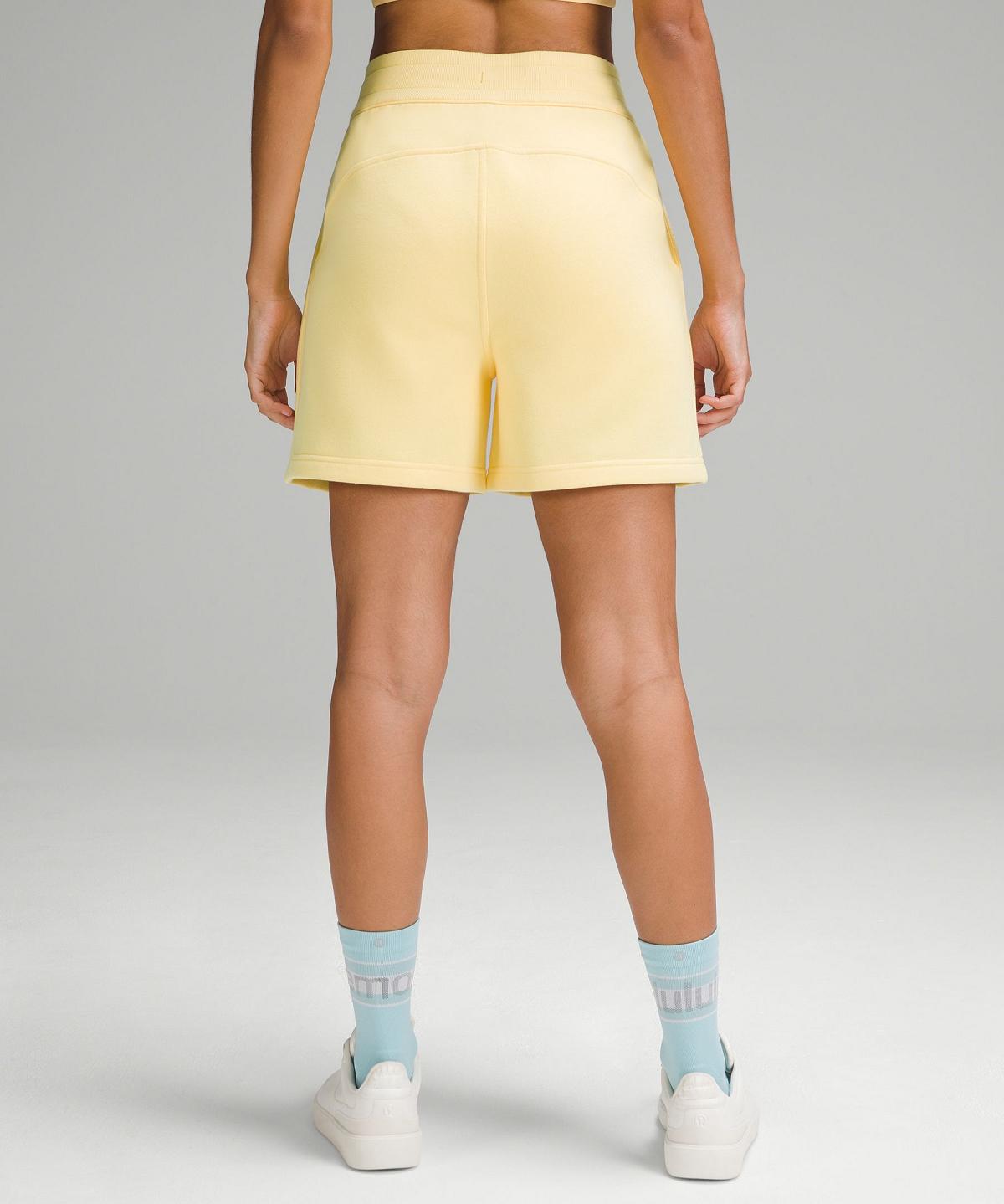 Lululemon Scuba High-Rise 5" Shorts Dame Gul | NO_LuLu83933