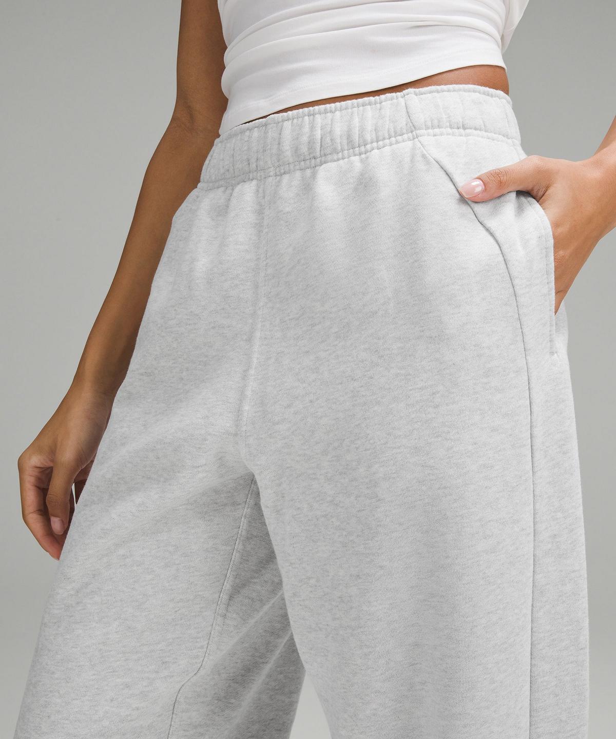 Lululemon Scuba Mid-Rise Oversized Joggebukse Dame Lyse Grå | NO_LuLu67082