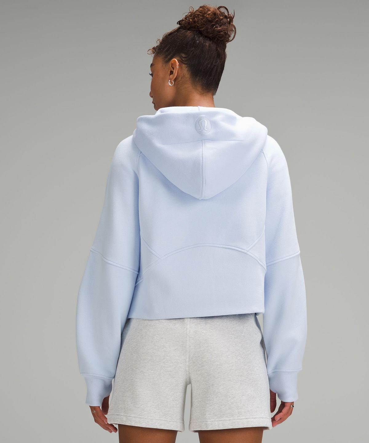 Lululemon Scuba Oversized Full-Zip Gensere Og Gensere Dame Blå | NO_LuLu96731