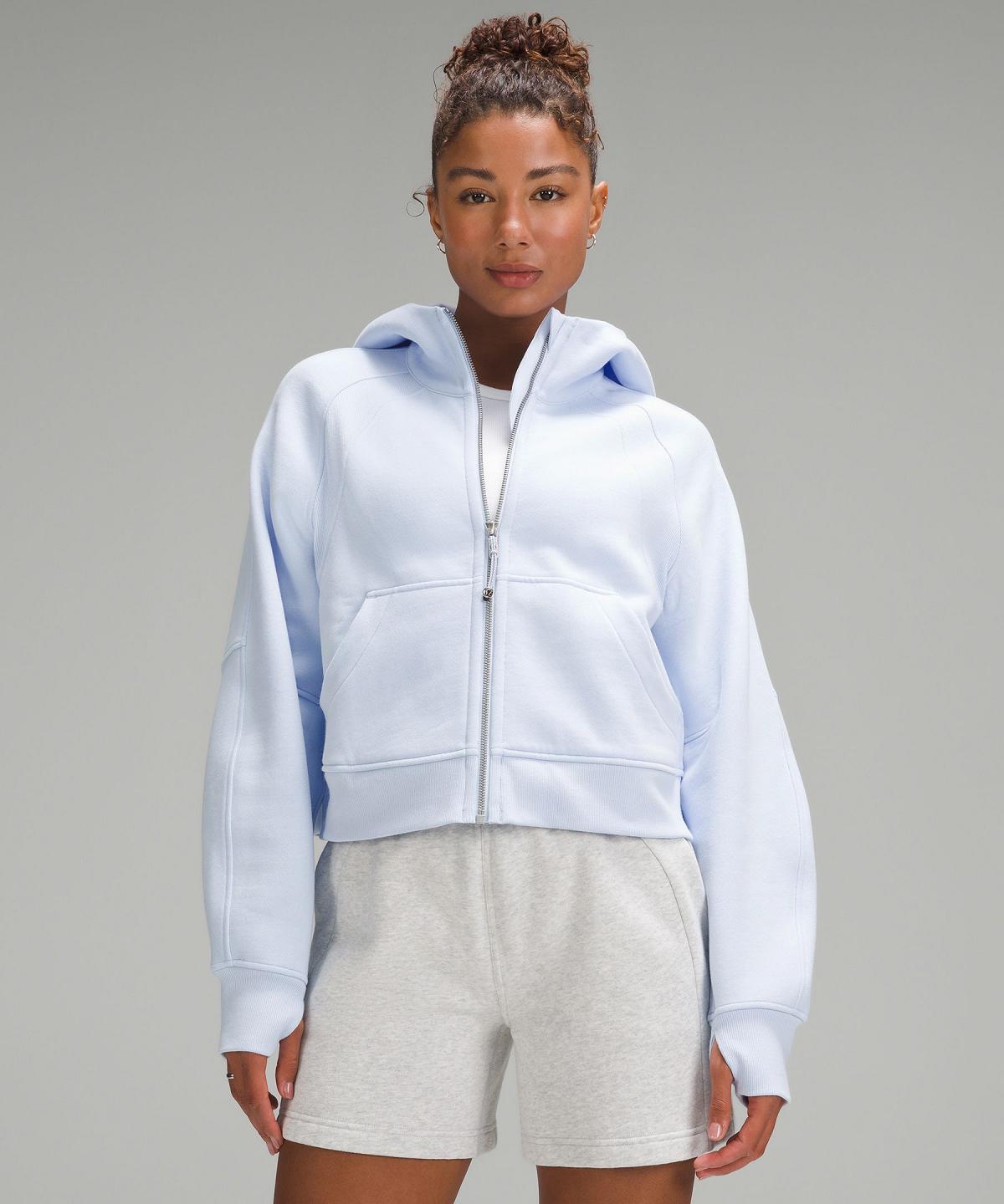 Lululemon Scuba Oversized Full-Zip Gensere Og Gensere Dame Blå | NO_LuLu96731