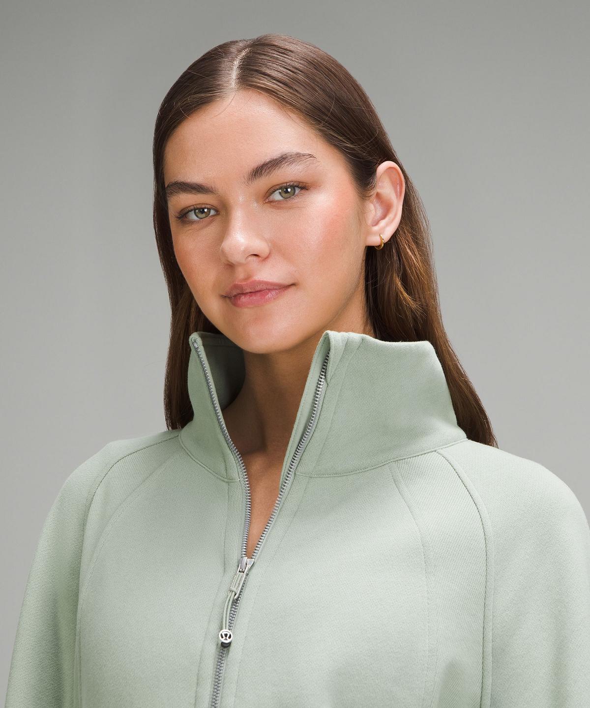 Lululemon Scuba Oversized Funnel-Neck Full Zip Gensere Og Gensere Dame Grønn | NO_LuLu32021