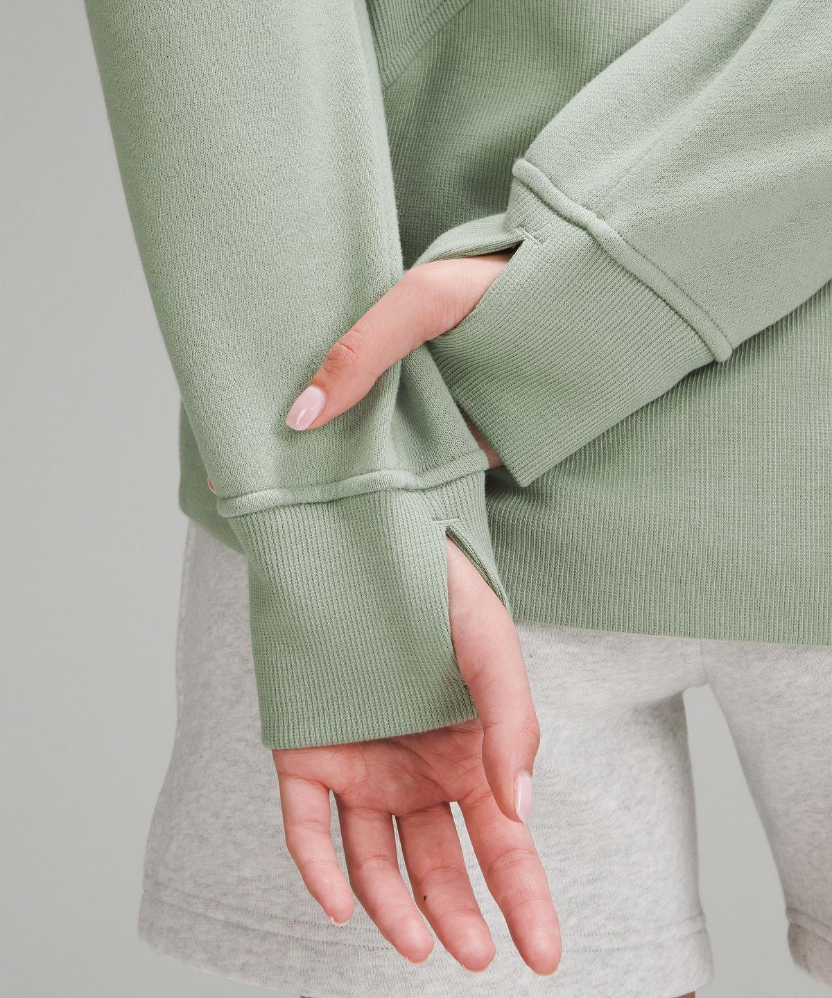 Lululemon Scuba Oversized Funnel-Neck Full Zip Gensere Og Gensere Dame Grønn | NO_LuLu32021