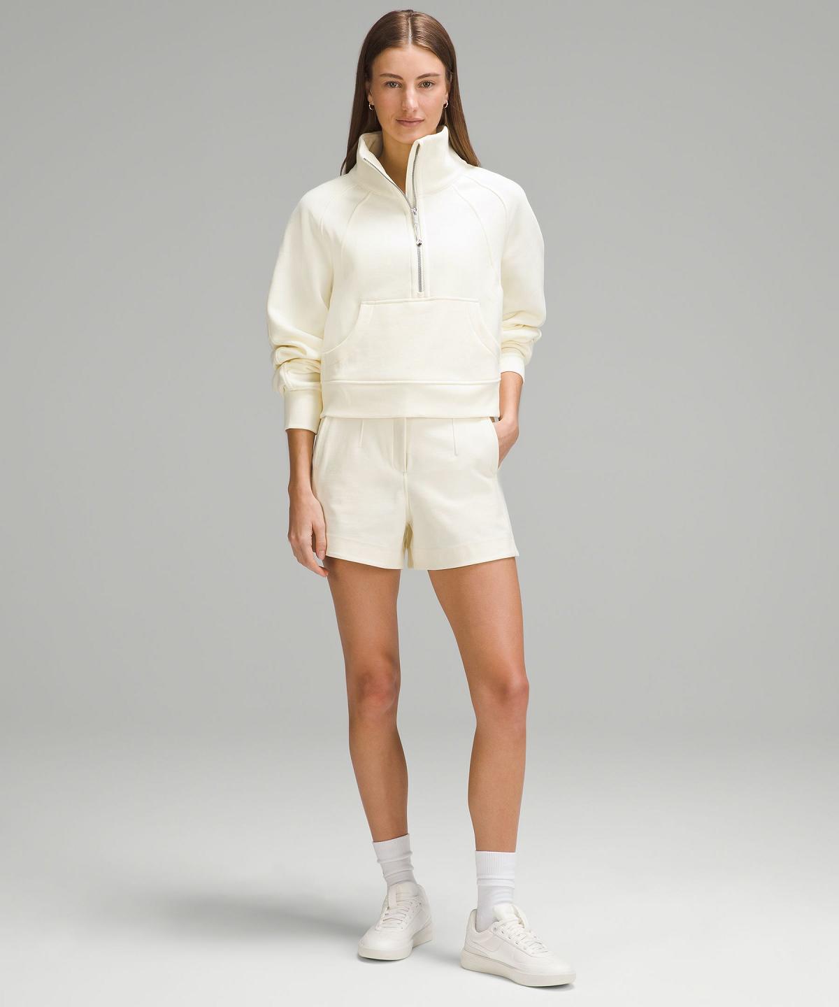 Lululemon Scuba Oversized Funnel-Neck Half Zip Gensere Og Gensere Dame Beige | NO_LuLu30440