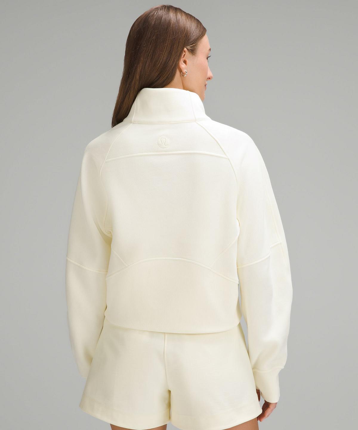 Lululemon Scuba Oversized Funnel-Neck Half Zip Gensere Og Gensere Dame Beige | NO_LuLu30440