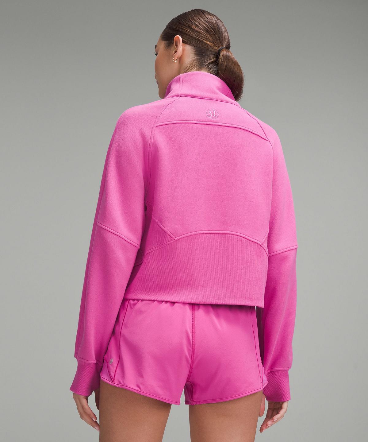 Lululemon Scuba Oversized Funnel-Neck Half Zip Gensere Og Gensere Dame Rosa | NO_LuLu84948