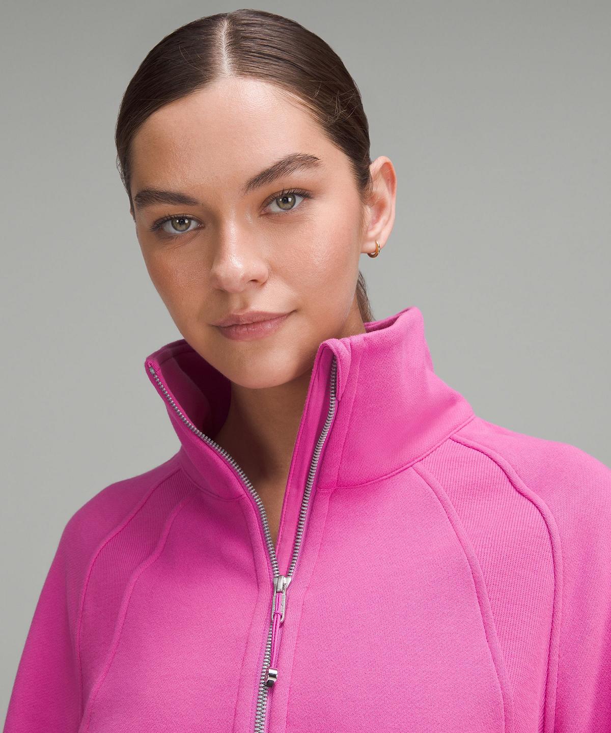 Lululemon Scuba Oversized Funnel-Neck Half Zip Gensere Og Gensere Dame Rosa | NO_LuLu84948