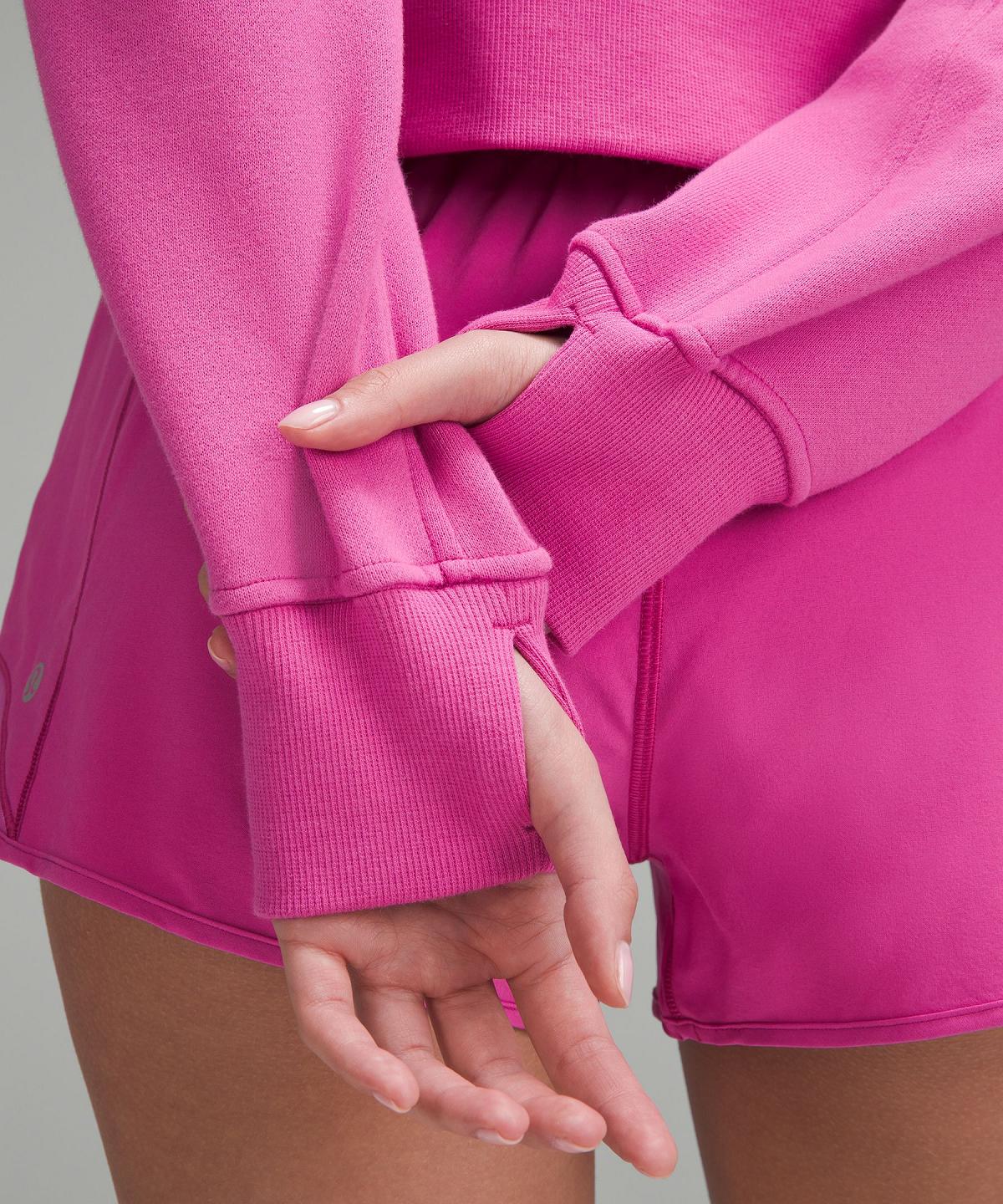 Lululemon Scuba Oversized Funnel-Neck Half Zip Gensere Og Gensere Dame Rosa | NO_LuLu84948