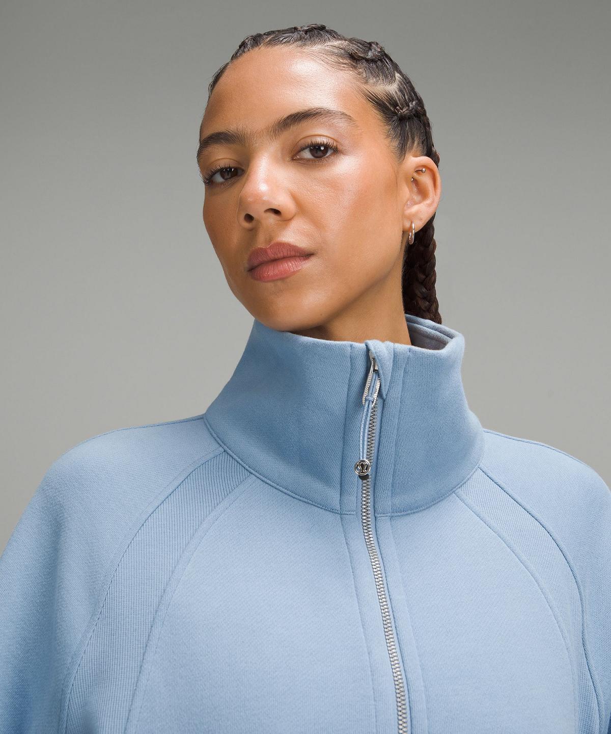 Lululemon Scuba Oversized Funnel-Neck Half Zip Gensere Og Gensere Dame Blå | NO_LuLu11722