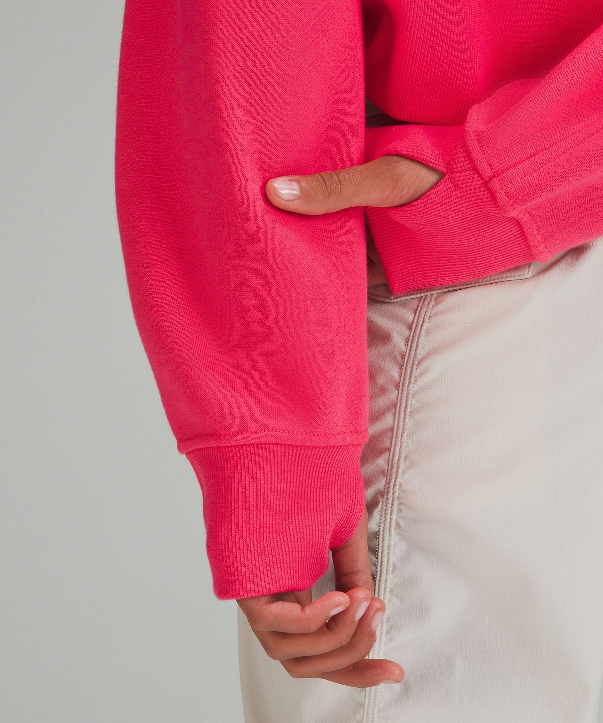 Lululemon Scuba Oversized Half-Zip Gensere Og Gensere Dame Rosa | NO_LuLu63218