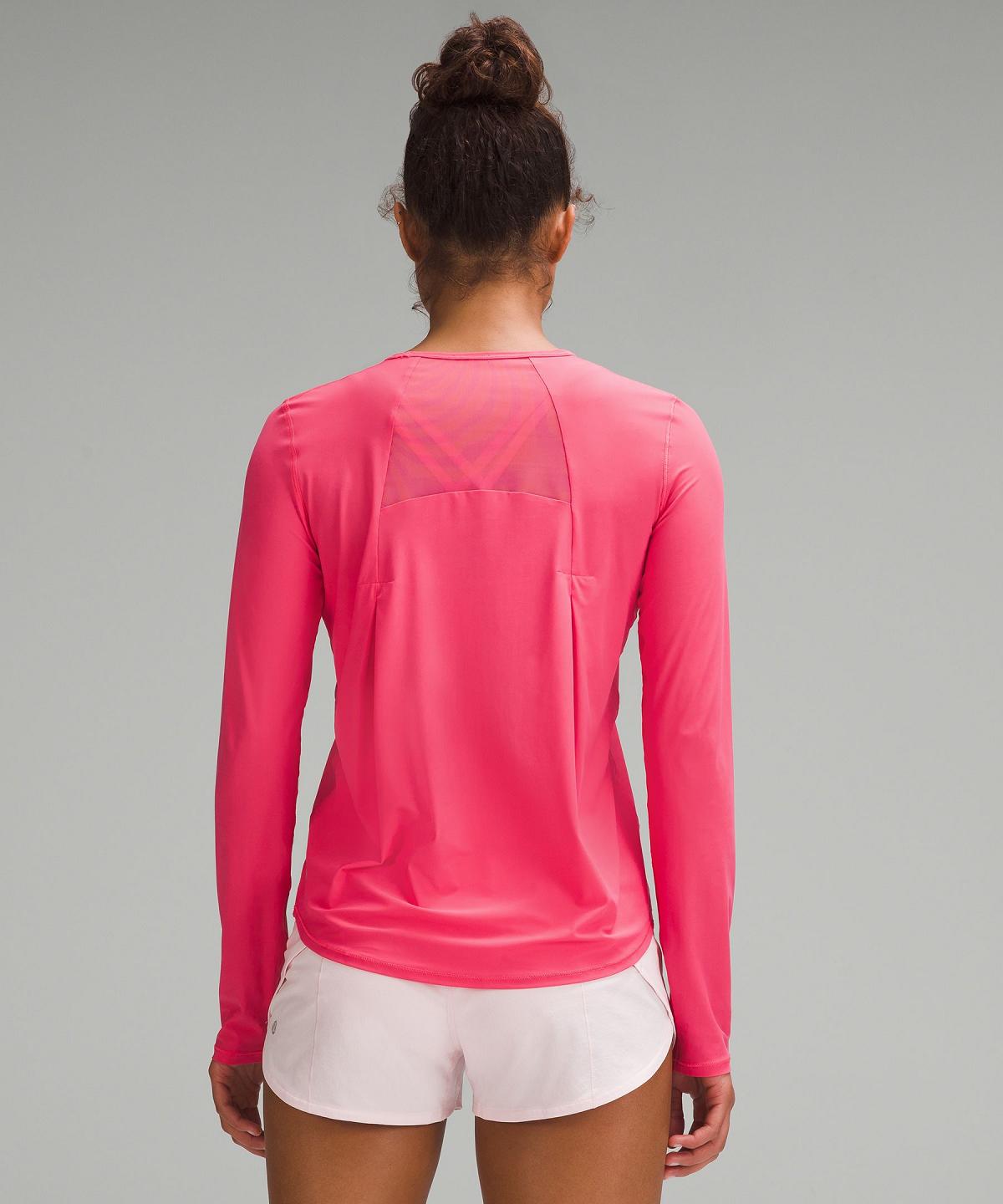 Lululemon Sculpt Langermet Skjorte Dame Rosa | NO_LuLu90997