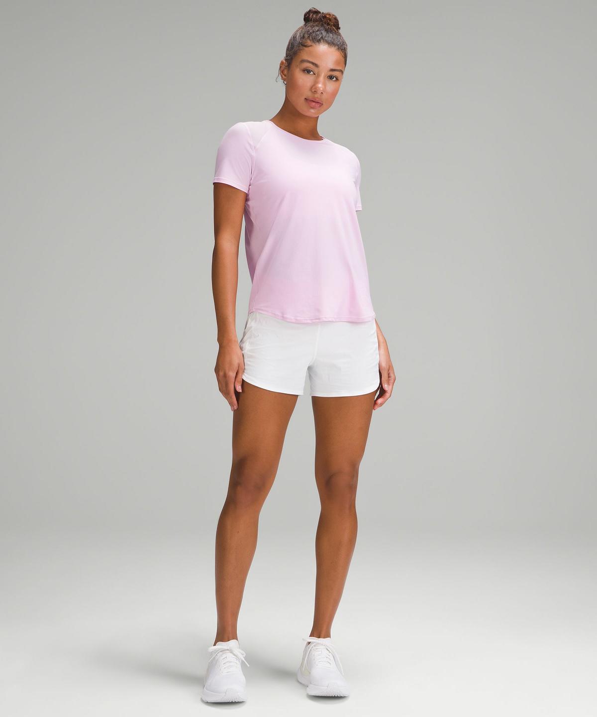 Lululemon Sculpt Short-Sleeve Skjorte Dame Rosa | NO_LuLu73871