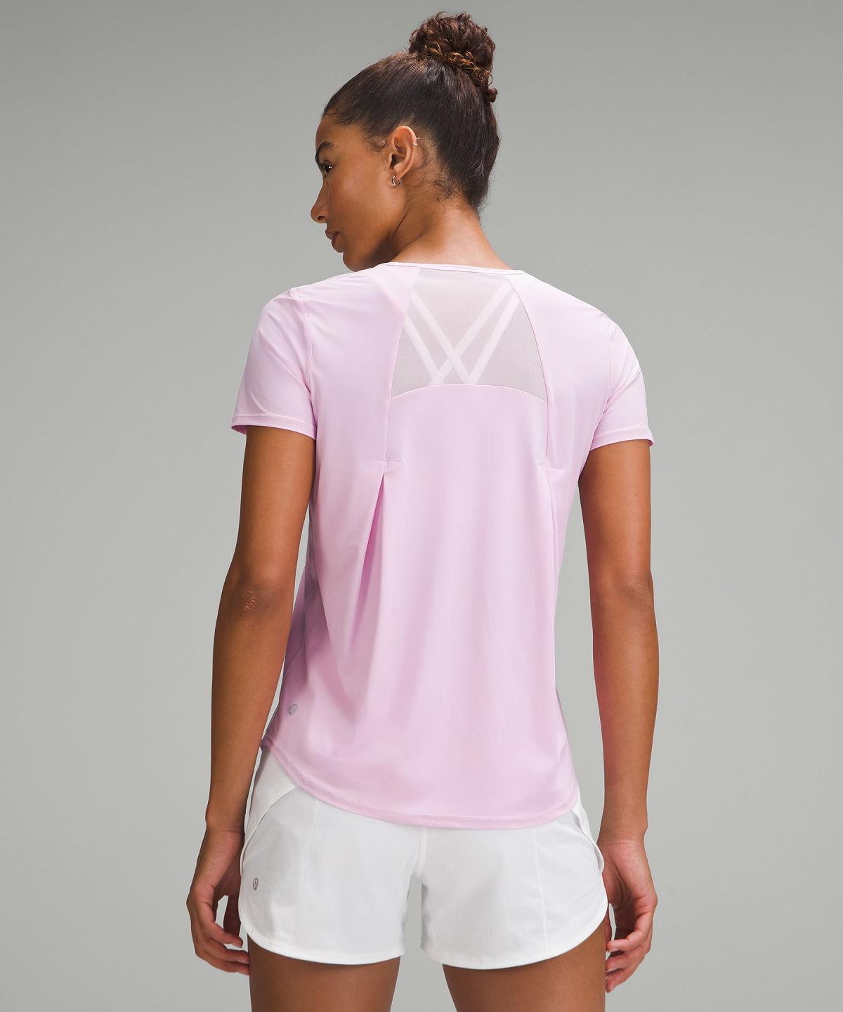 Lululemon Sculpt Short-Sleeve Skjorte Dame Rosa | NO_LuLu73871