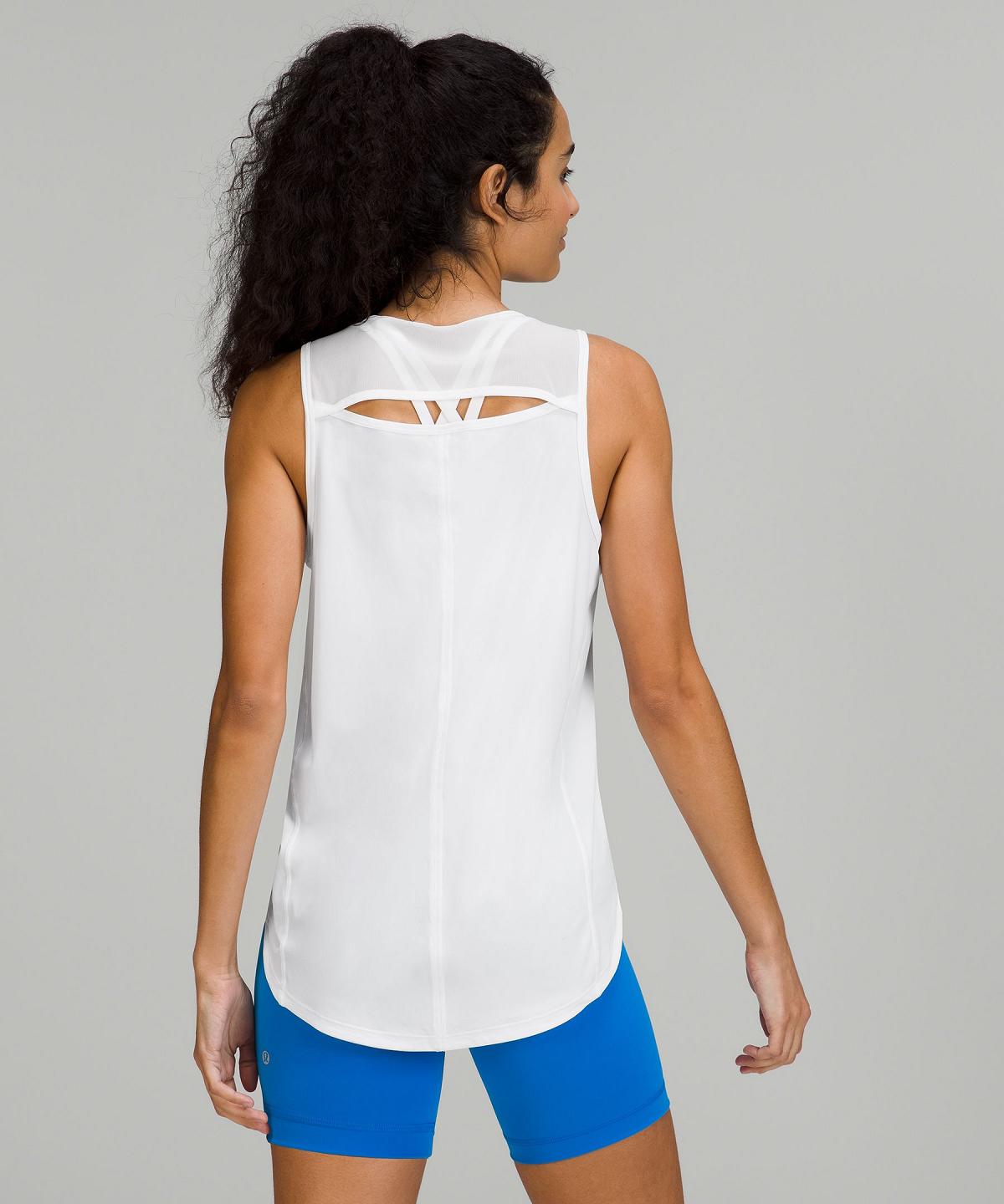 Lululemon Sculpt Tank Top Dame Hvite | NO_LuLu15691