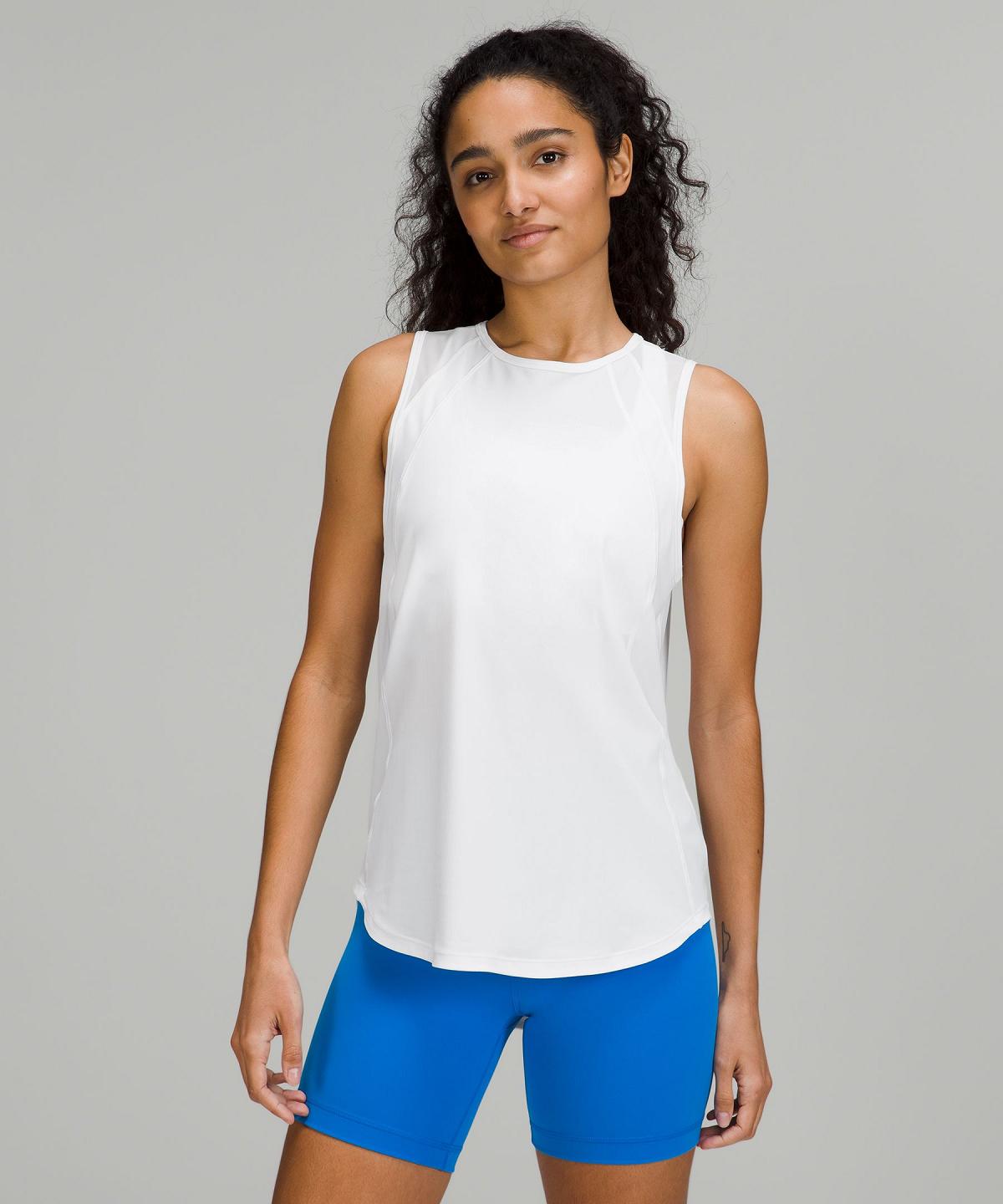 Lululemon Sculpt Tank Top Dame Hvite | NO_LuLu15691