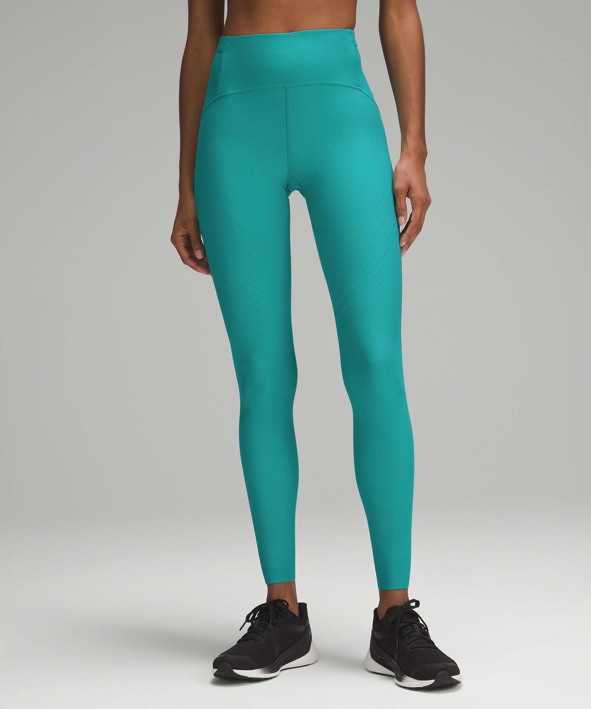 Lululemon SenseKnit Running High-Rise Tight 28" Leggings Dame Grønn | NO_LuLu45752