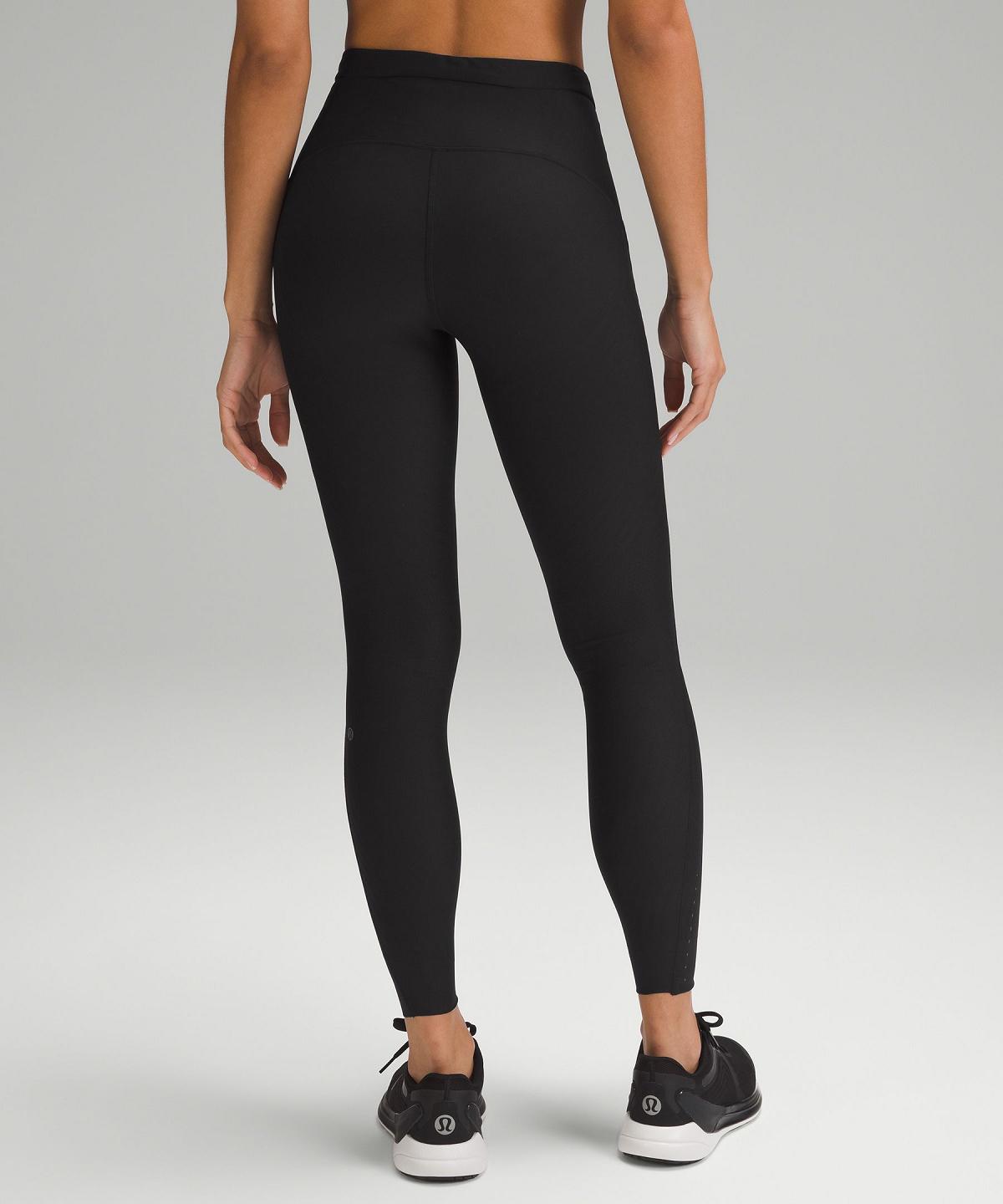 Lululemon SenseKnit Running High-Rise Tight 28" Leggings Dame Svarte | NO_LuLu85849