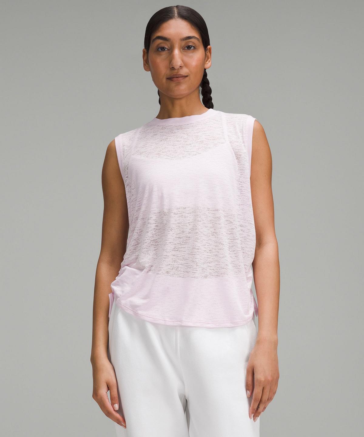 Lululemon Side-Cinch Tank Top Dame Rosa | NO_LuLu63589