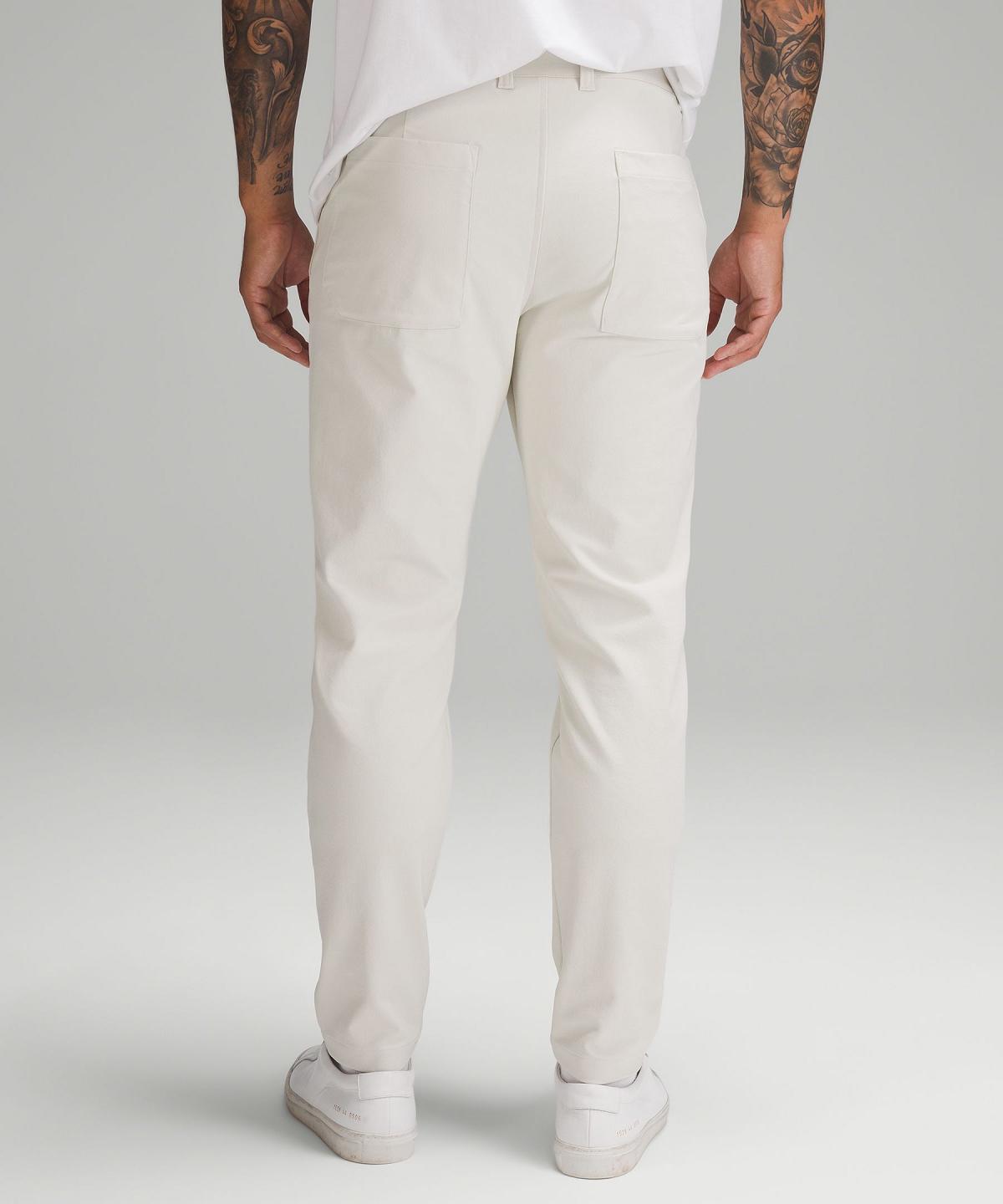 Lululemon Slim-Tapered Heavy Twill Bukse Herre Beige Hvite | NO_LuLu21872