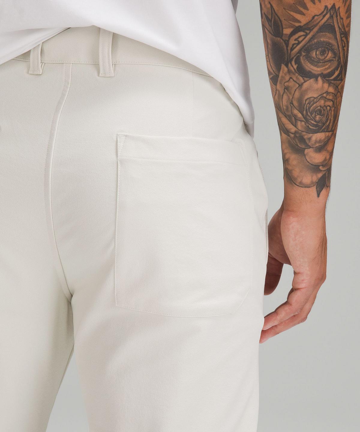 Lululemon Slim-Tapered Heavy Twill Bukse Herre Beige Hvite | NO_LuLu21872