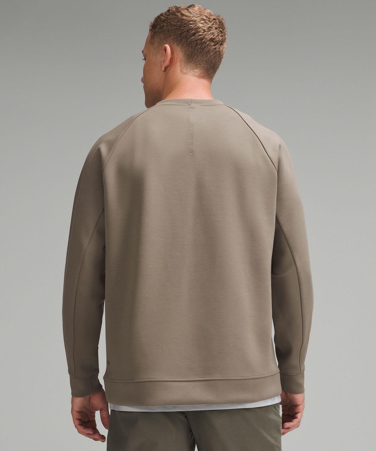 Lululemon Smooth Spacer Classic-Fit Crew Gensere Og Gensere Herre Khaki | NO_LuLu15439