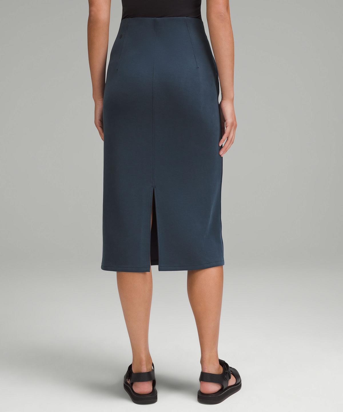 Lululemon Softstreme High-Rise Midi Skjørt Dame Marineblå | NO_LuLu16648