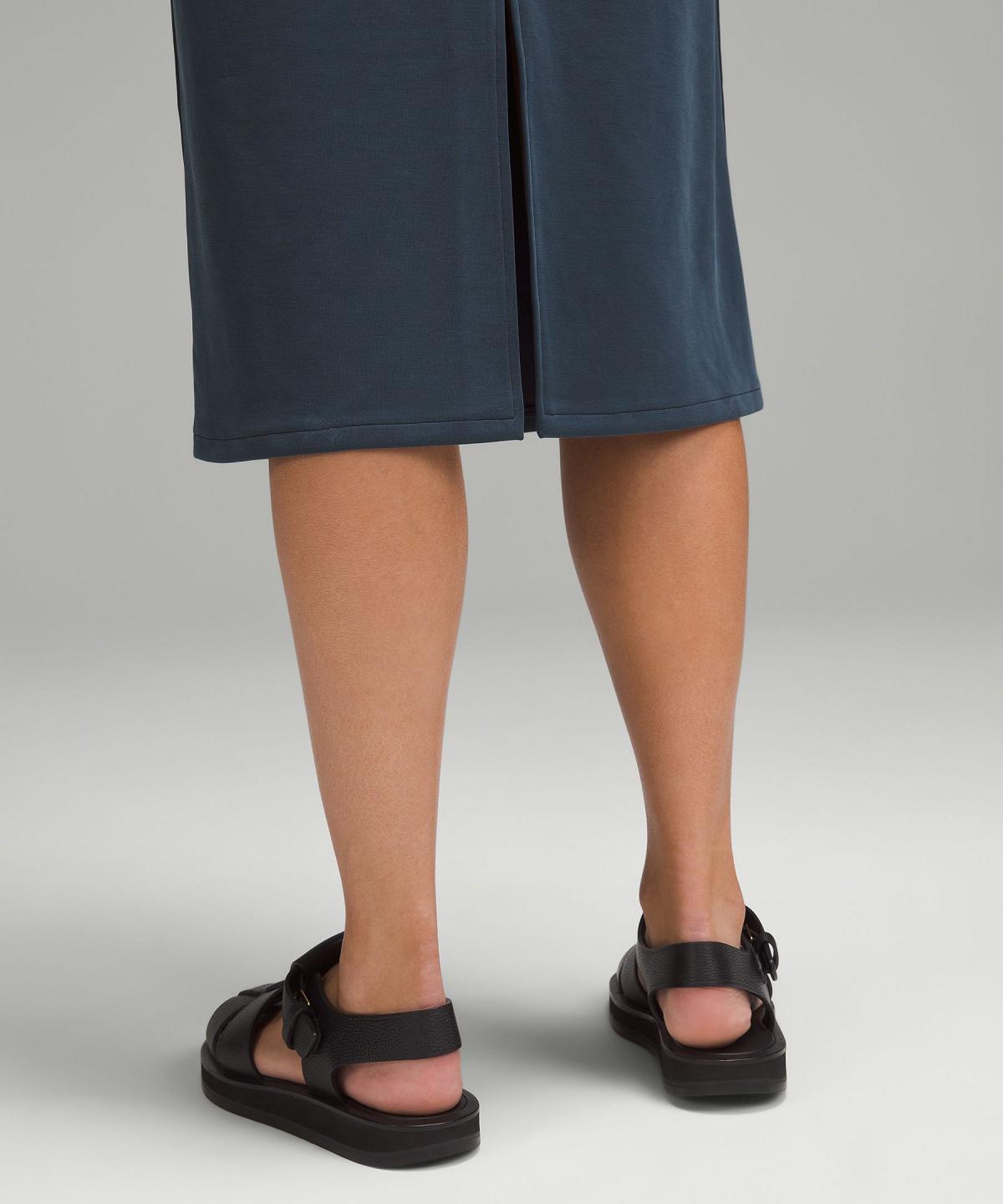 Lululemon Softstreme High-Rise Midi Skjørt Dame Marineblå | NO_LuLu16648