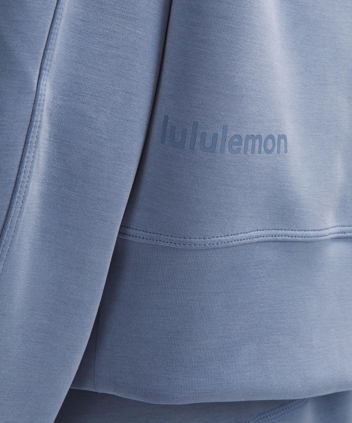 Lululemon Softstreme Perfectly Oversized Cropped Crew Gensere Og Gensere Dame Blå | NO_LuLu34473