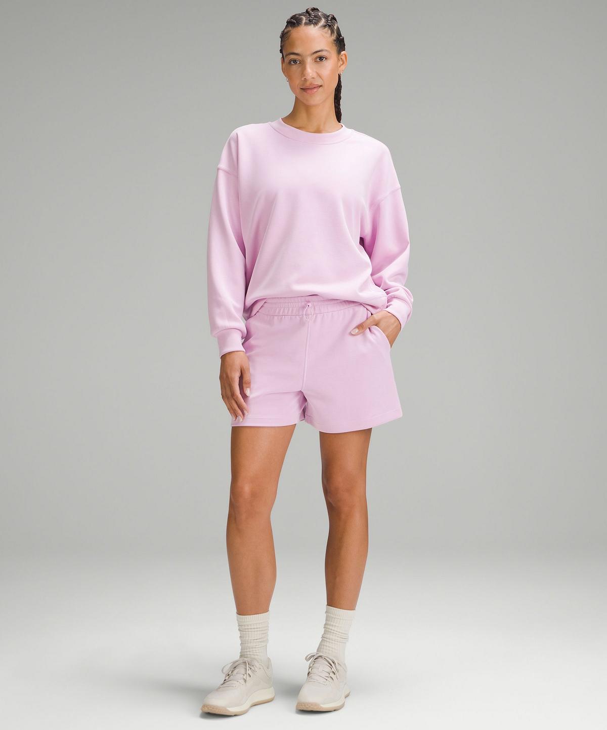 Lululemon Softstreme Perfectly Oversized Crewneck Pullover Gensere Og Gensere Dame Rosa | NO_LuLu10899