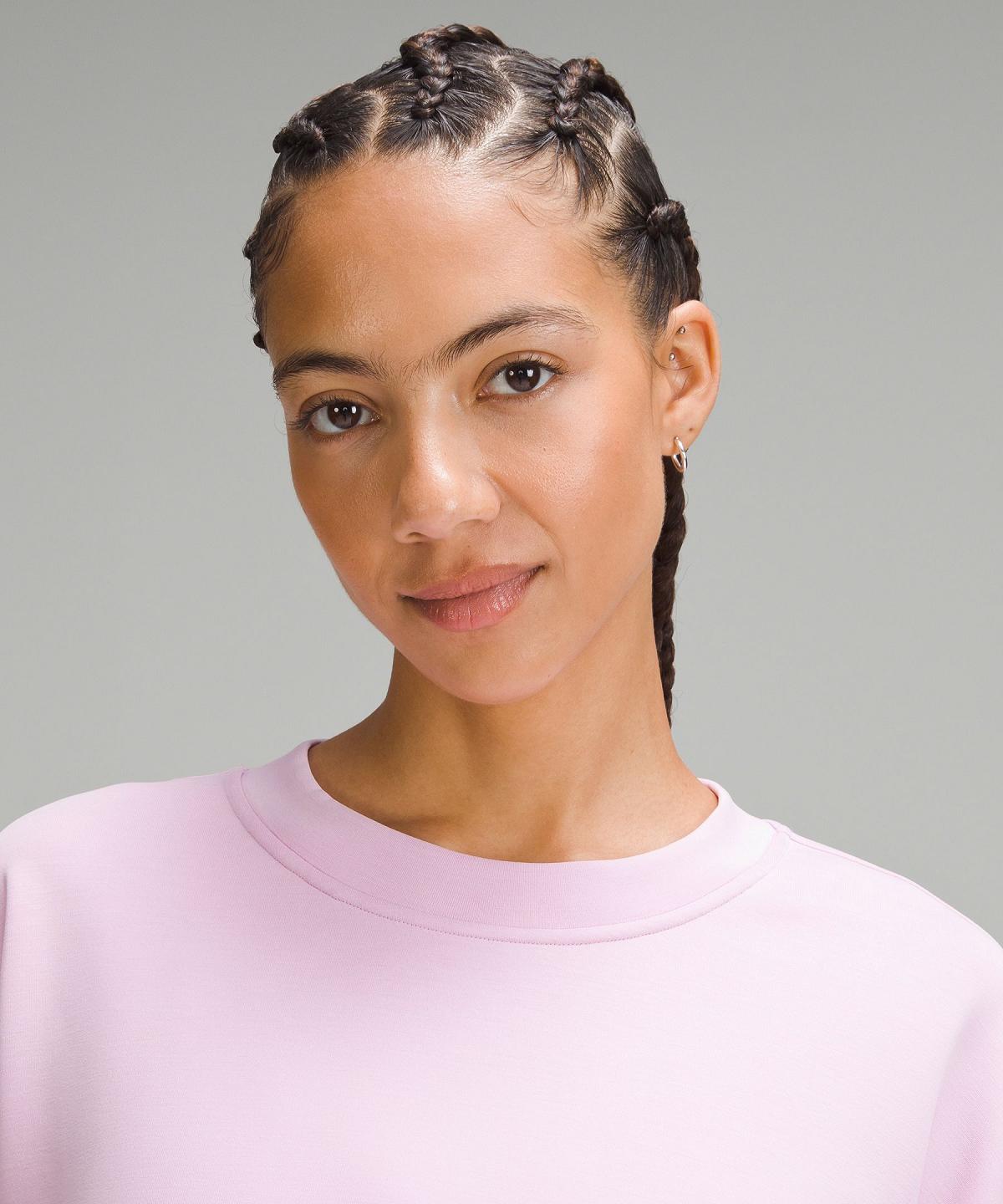 Lululemon Softstreme Perfectly Oversized Crewneck Pullover Gensere Og Gensere Dame Rosa | NO_LuLu10899