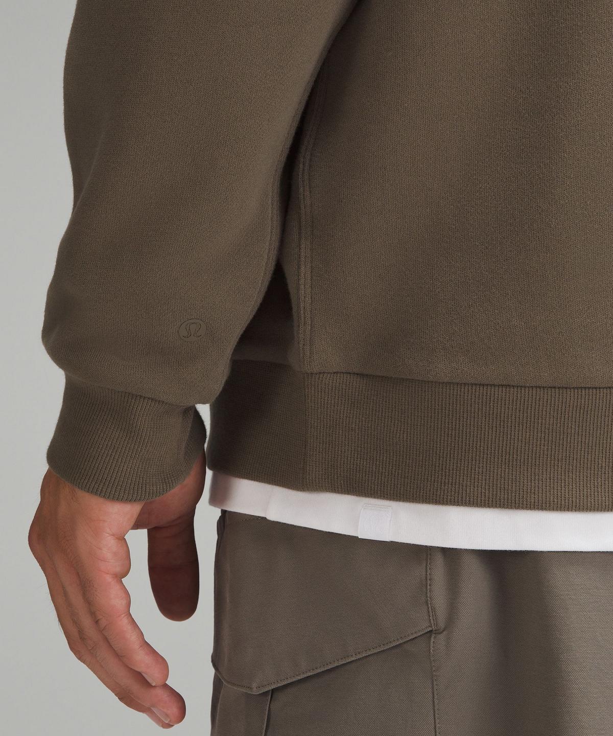 Lululemon Steady State Crew Gensere Og Gensere Herre Khaki | NO_LuLu92398