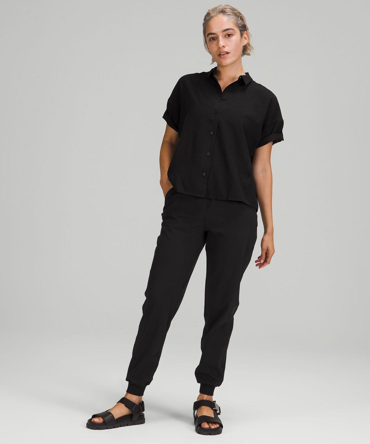 Lululemon Stretch High-Rise Joggebukse Dame Svarte | NO_LuLu23461