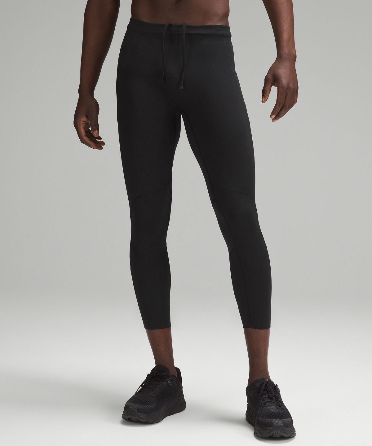 Lululemon Surge Tight 22" Bukse Herre Svarte | NO_LuLu97627