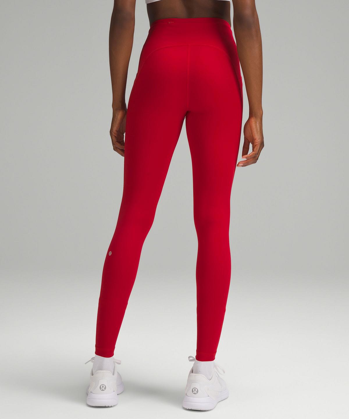 Lululemon Swift Speed High-Rise Tight 28" Leggings Dame Mørke Rød | NO_LuLu98118