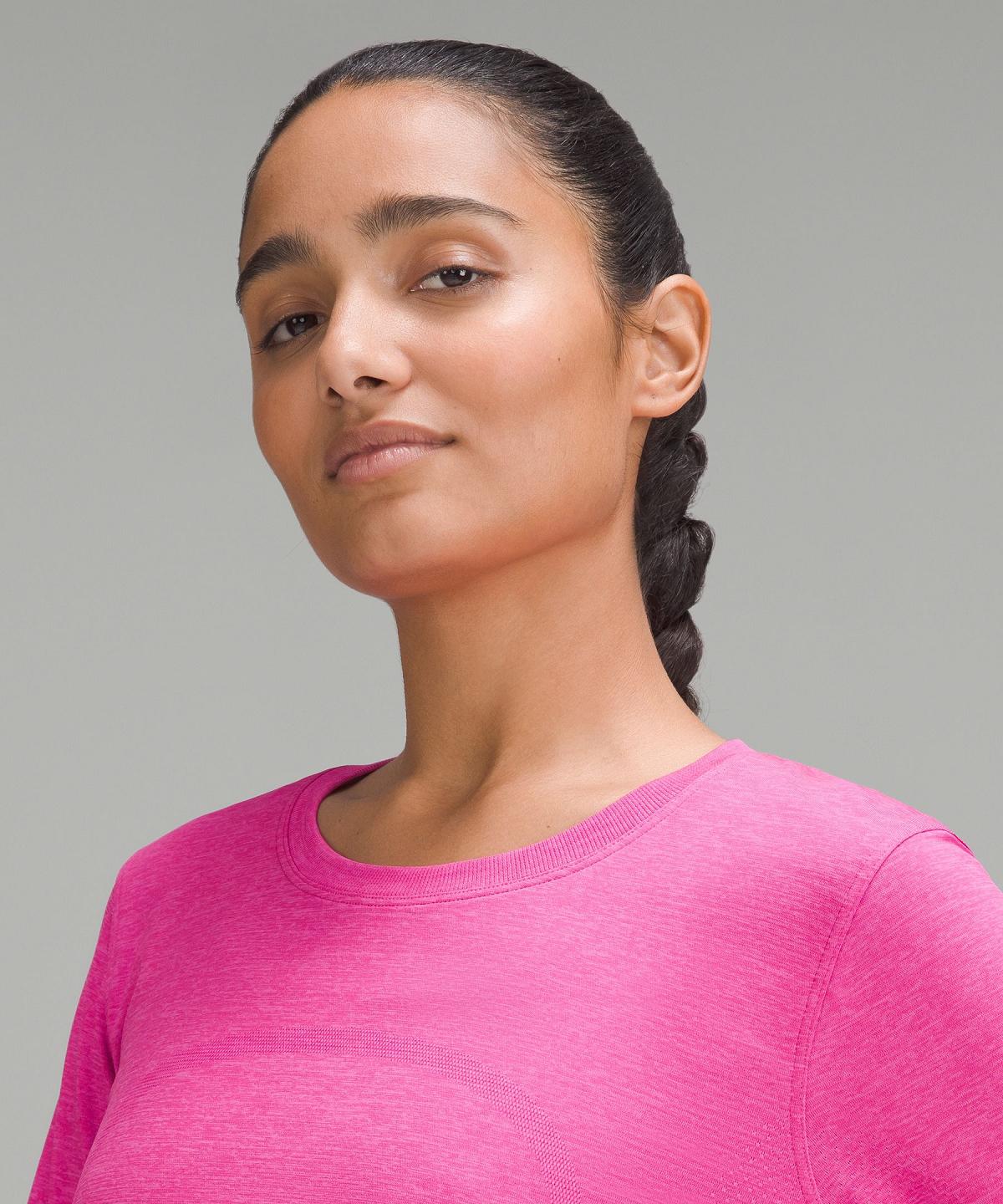 Lululemon Swiftly Relaxed Langermet Skjorte Dame Rosa | NO_LuLu97381