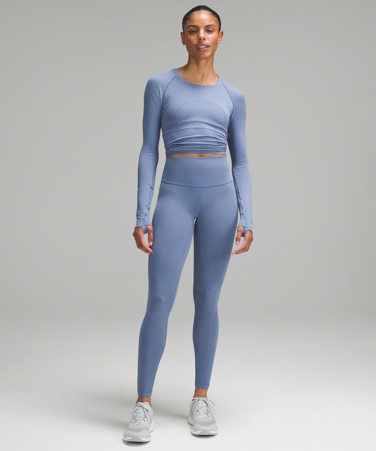 Lululemon Swiftly Tech 2.0 Langermet Skjorte Dame Blå | NO_LuLu29375