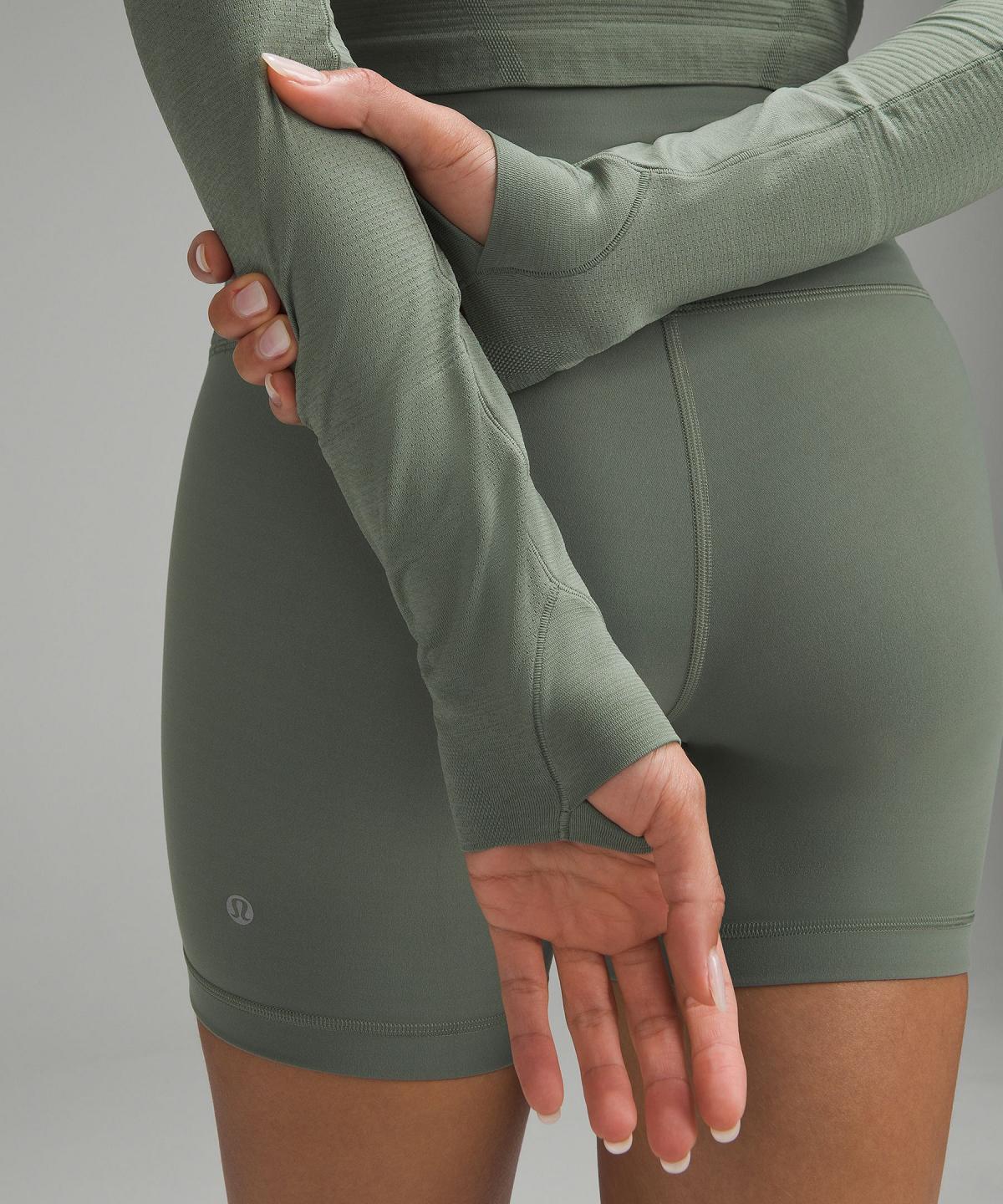 Lululemon Swiftly Tech Cropped 2.0 Langermet Skjorte Dame Grønn | NO_LuLu21454