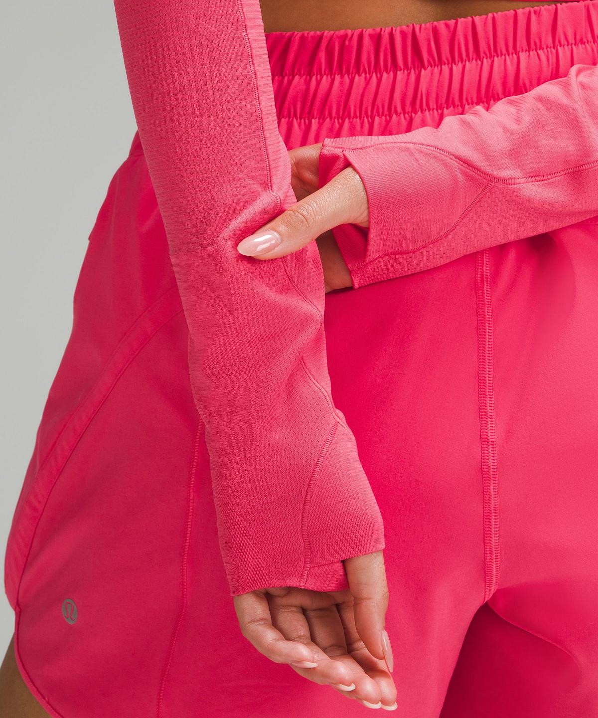 Lululemon Swiftly Tech Cropped Long-Sleeve 2.0 Skjorte Dame Rosa | NO_LuLu60641