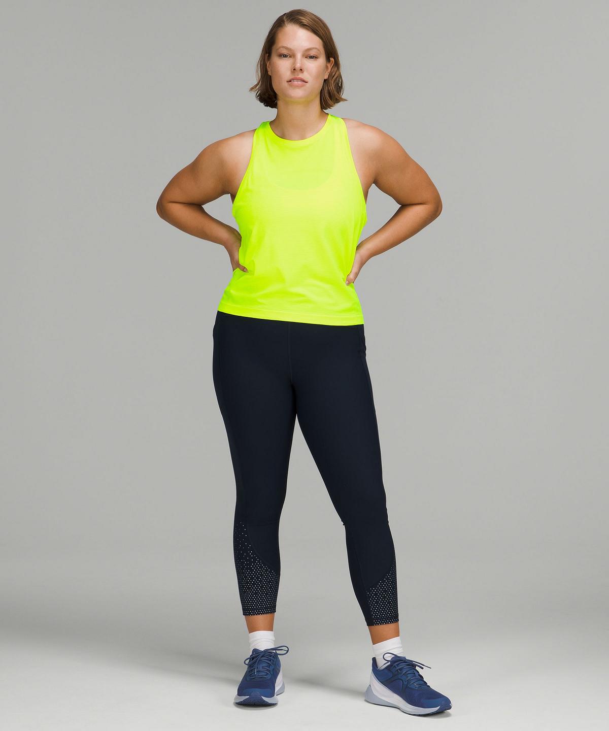 Lululemon Swiftly Tech High-Neck 2.0 Tank Top Dame Gul | NO_LuLu24384