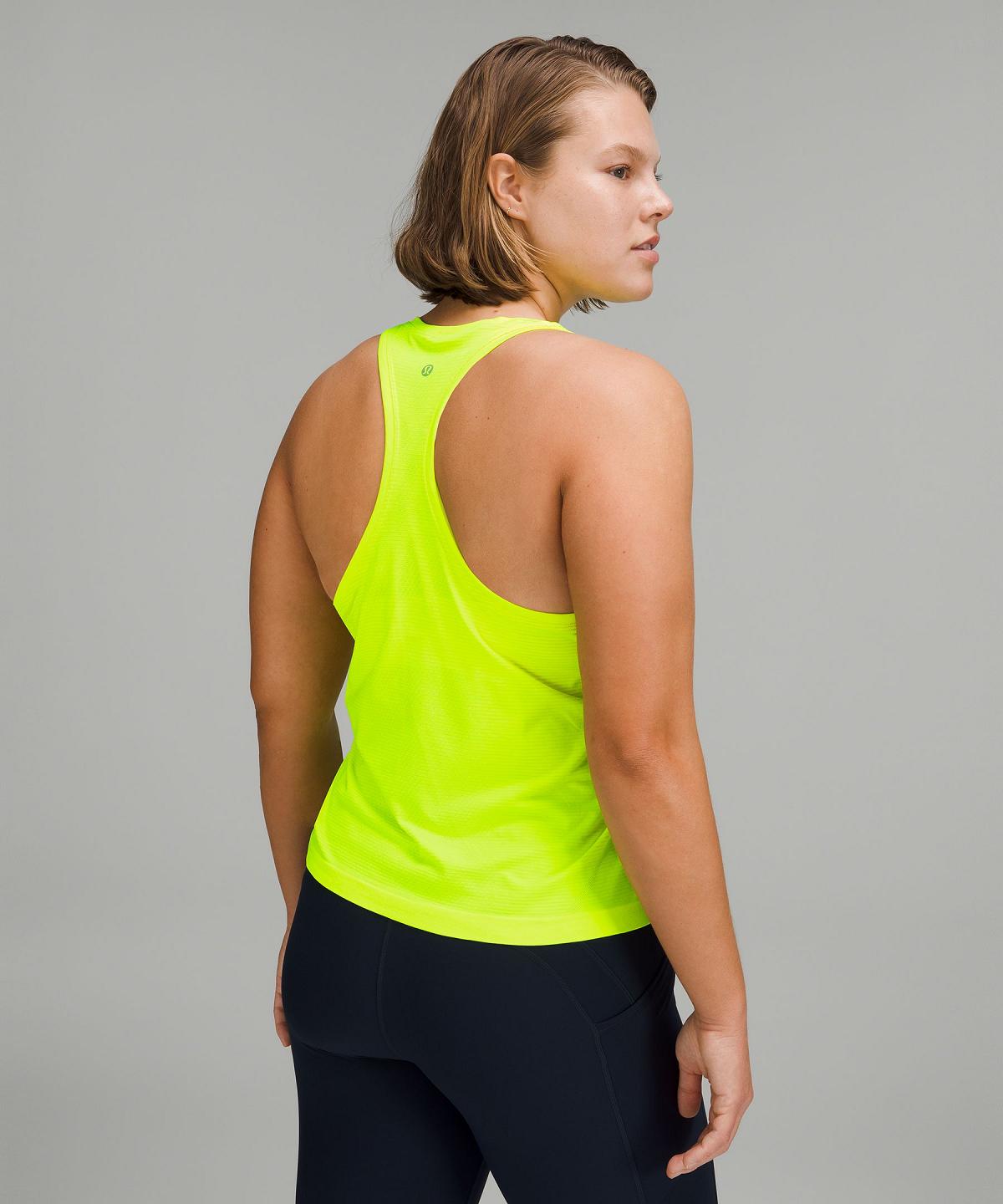 Lululemon Swiftly Tech High-Neck 2.0 Tank Top Dame Gul | NO_LuLu24384