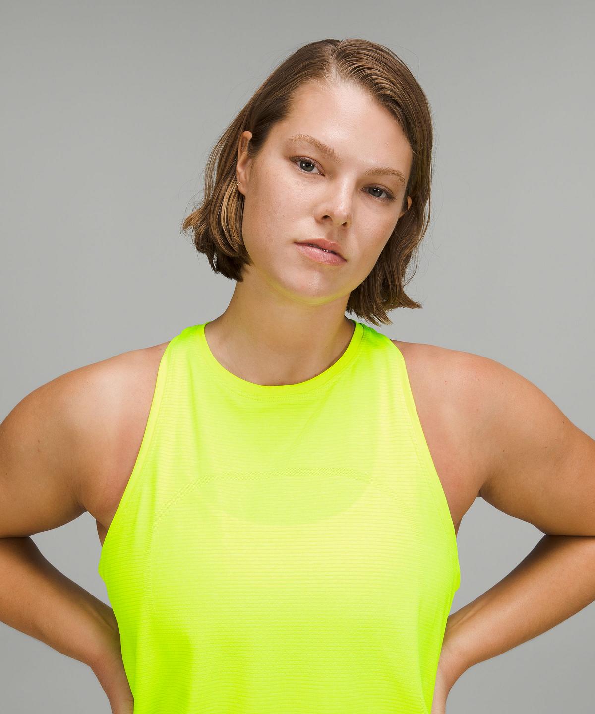 Lululemon Swiftly Tech High-Neck 2.0 Tank Top Dame Gul | NO_LuLu24384