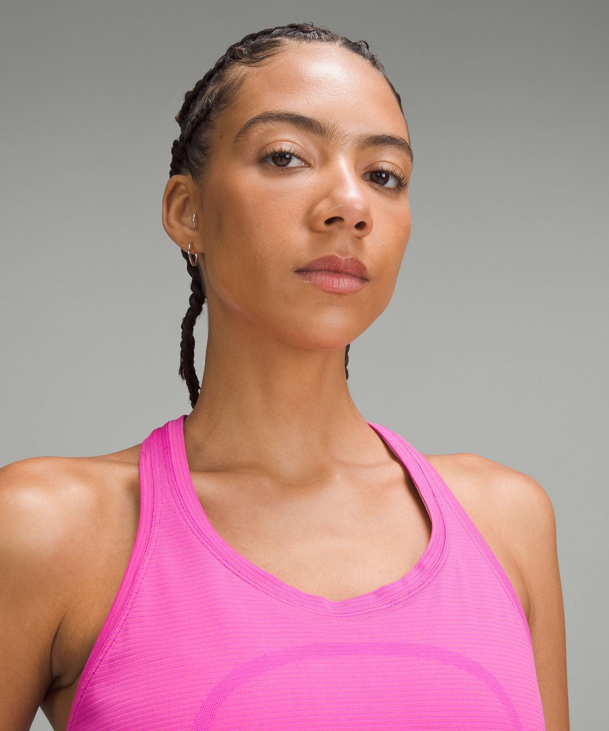 Lululemon Swiftly Tech Racerback 2.0 Skjorte Dame Rosa | NO_LuLu28569