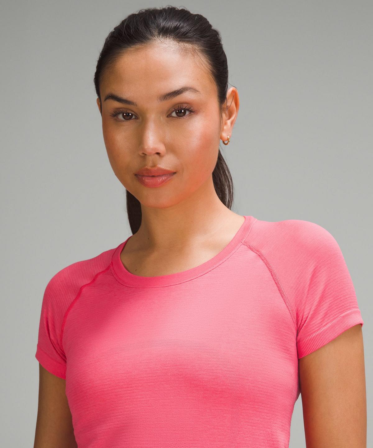 Lululemon Swiftly Tech Short-Sleeve 2.0 Skjorte Dame Rosa | NO_LuLu99170