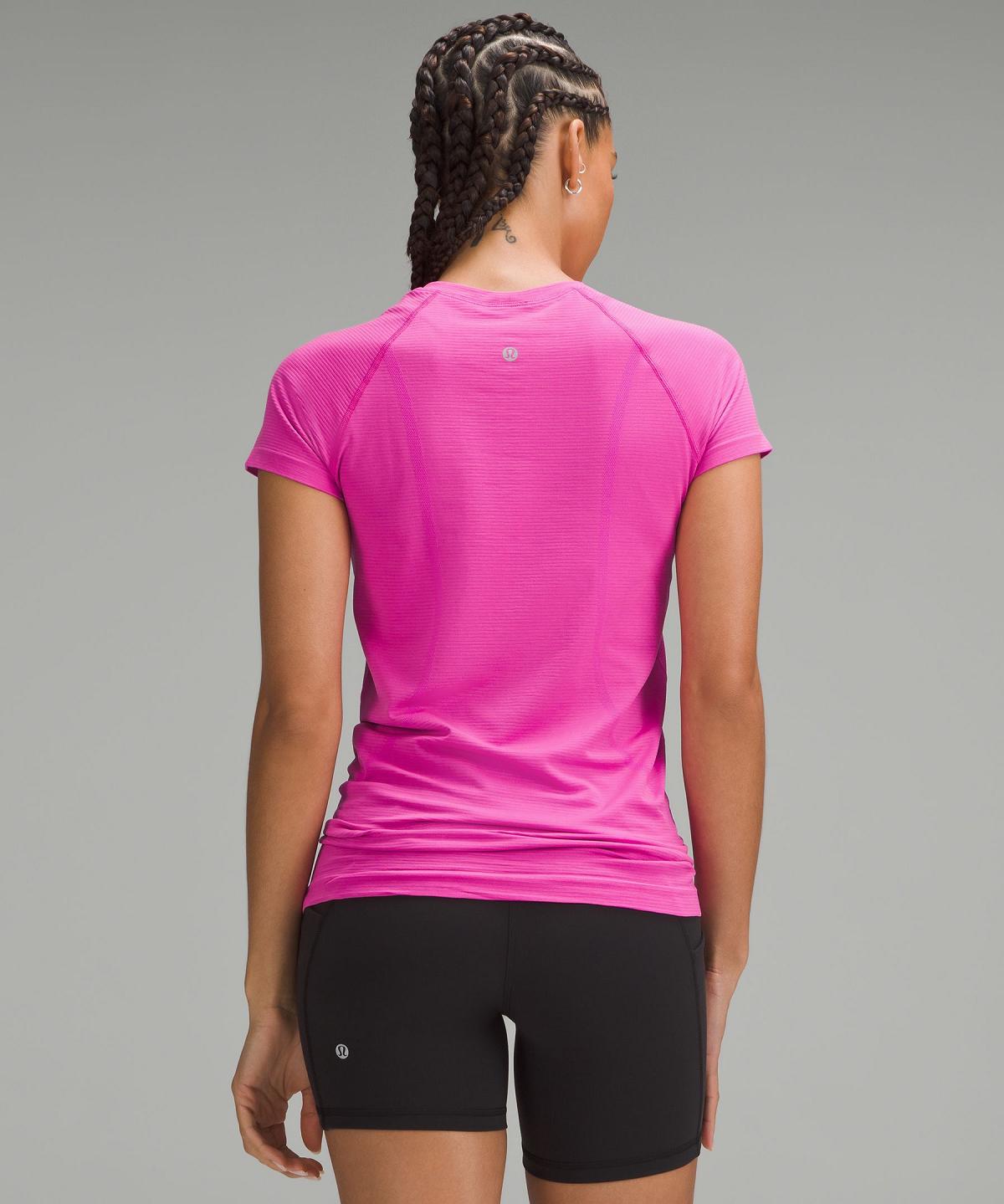 Lululemon Swiftly Tech Short-Sleeve 2.0 Skjorte Dame Rosa | NO_LuLu90836