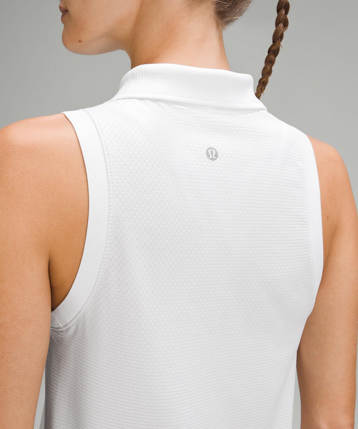 Lululemon Swiftly Tech Sleeveless Polo T Skjorte Dame Hvite | NO_LuLu99514